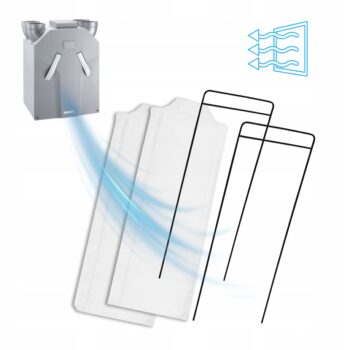 2x Filtr Powietrza 2x Ramka Rekuperator Zehnder Aeris Storkair 350 450 550